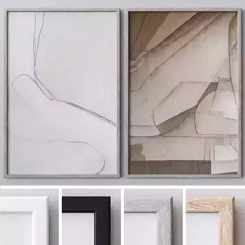 Set of large wall paintings  559