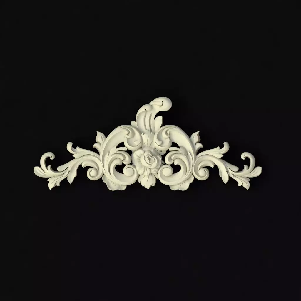 dekor ornate ornament 3D model_0