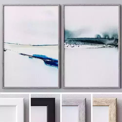 Set of large wall paintings  564