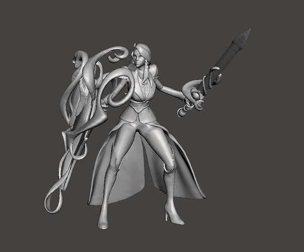 Debonair Leona 3D Model 3D print model