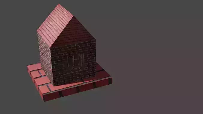 House brick chimney