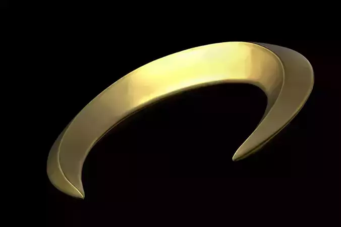 Crescent golden horn