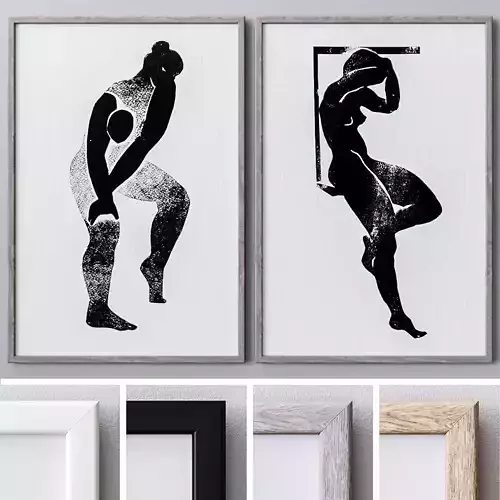 Set of large wall paintings  571