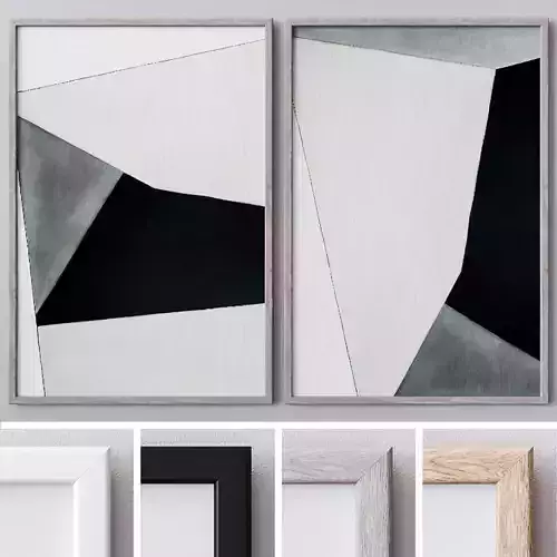 Set of large wall paintings  573