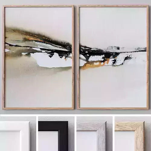 Set of large wall paintings  581