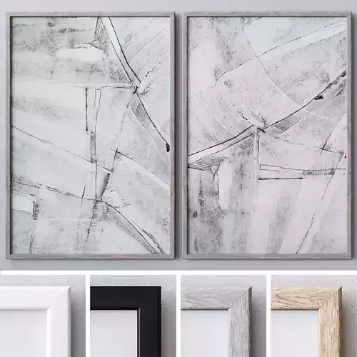 Set of large wall paintings  582