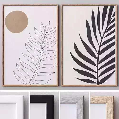 Set of large wall paintings  592