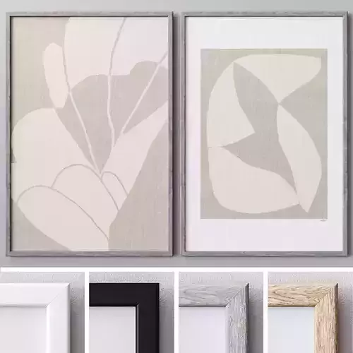 Set of large wall paintings  593