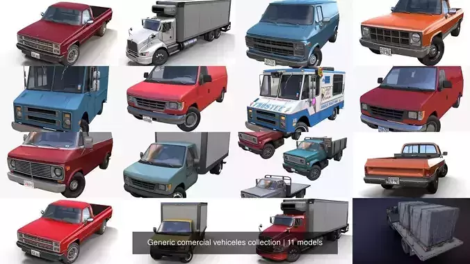 Generic comercial vehiceles collection