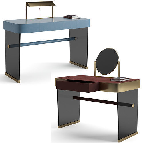 Baxter Hazel desk light mirror 3D model