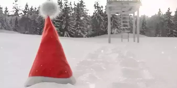 Photorealistic Christmas Hat