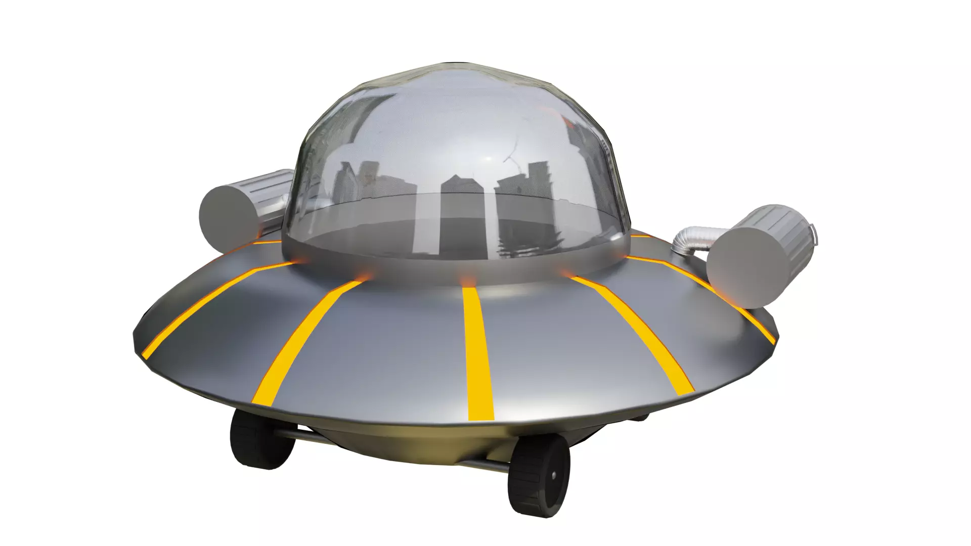Rick and Morty vehicle 3D model