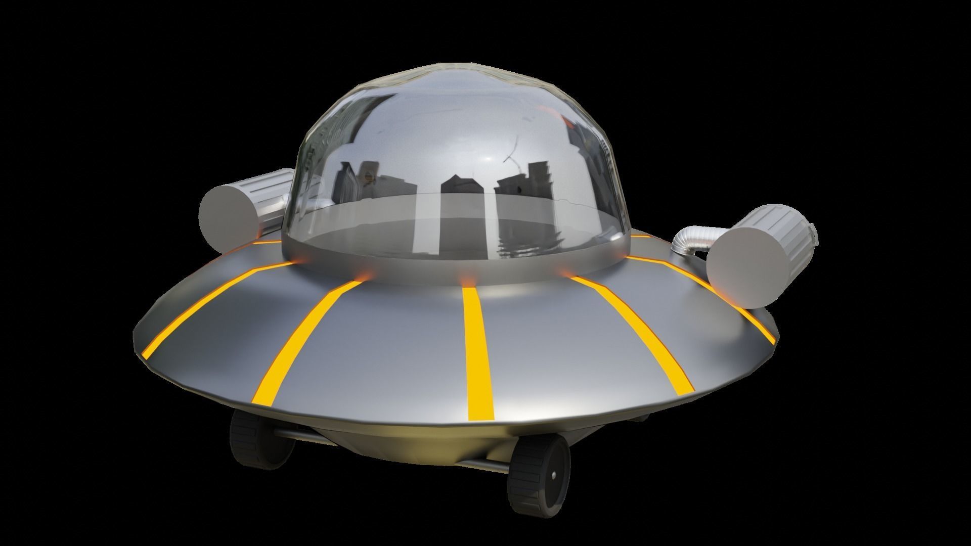 Rick and Morty vehicle 3D model | CGTrader