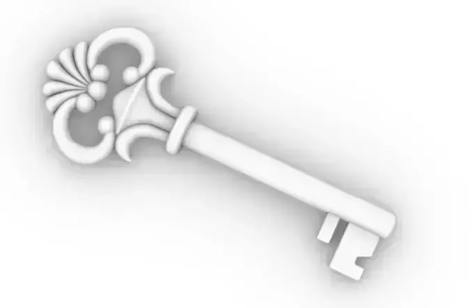 OLD KEY  3D print model