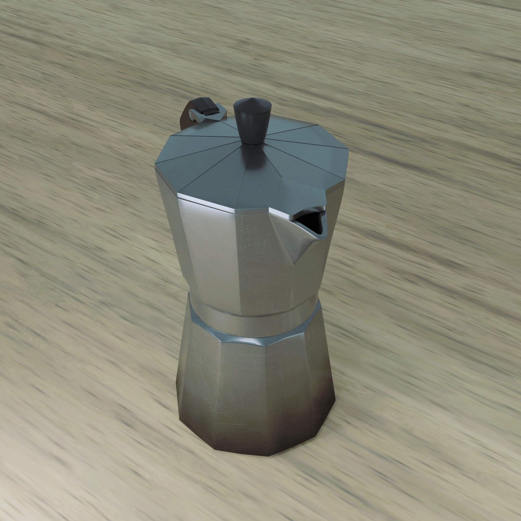Moka pot 3D model_1