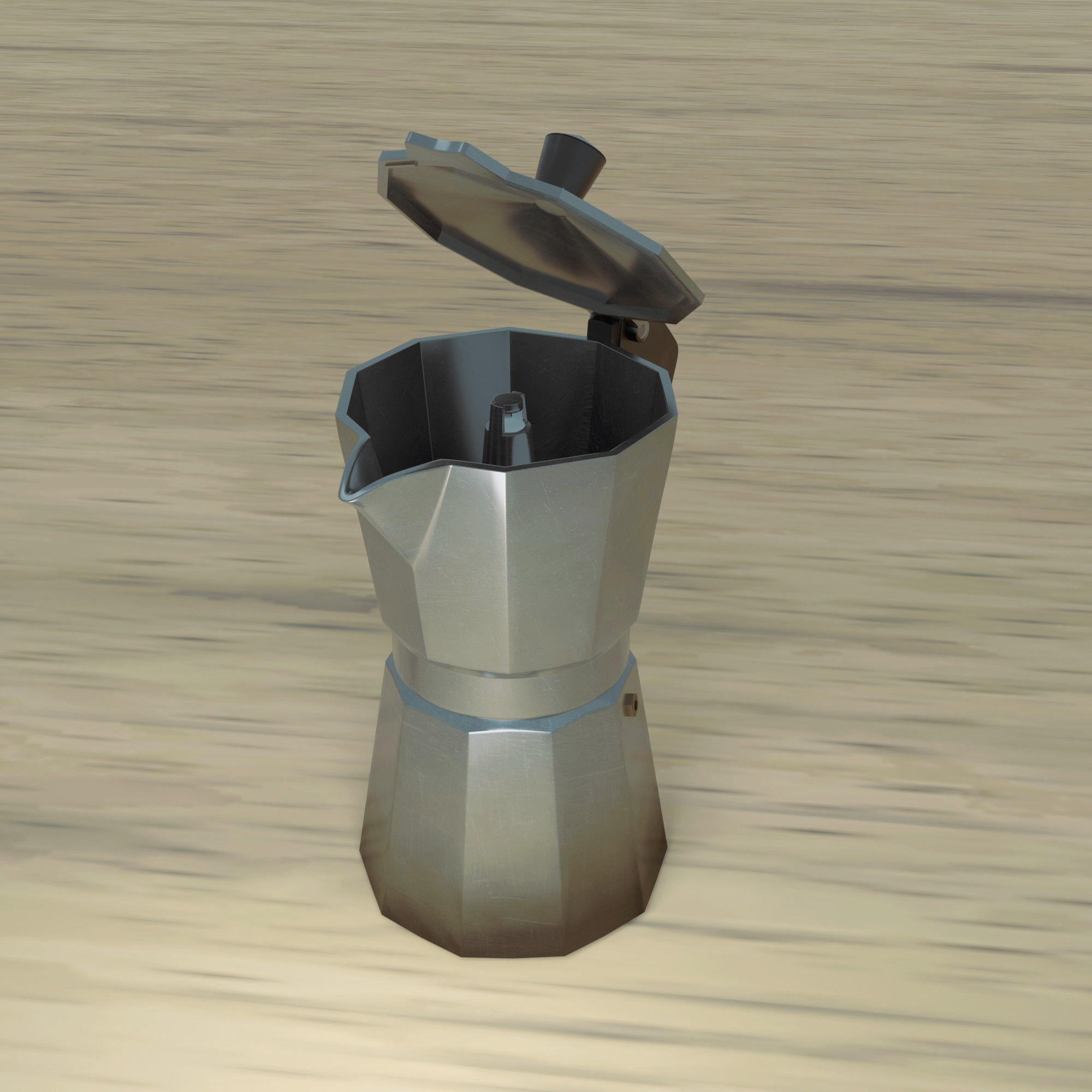 Moka pot 3D model_3