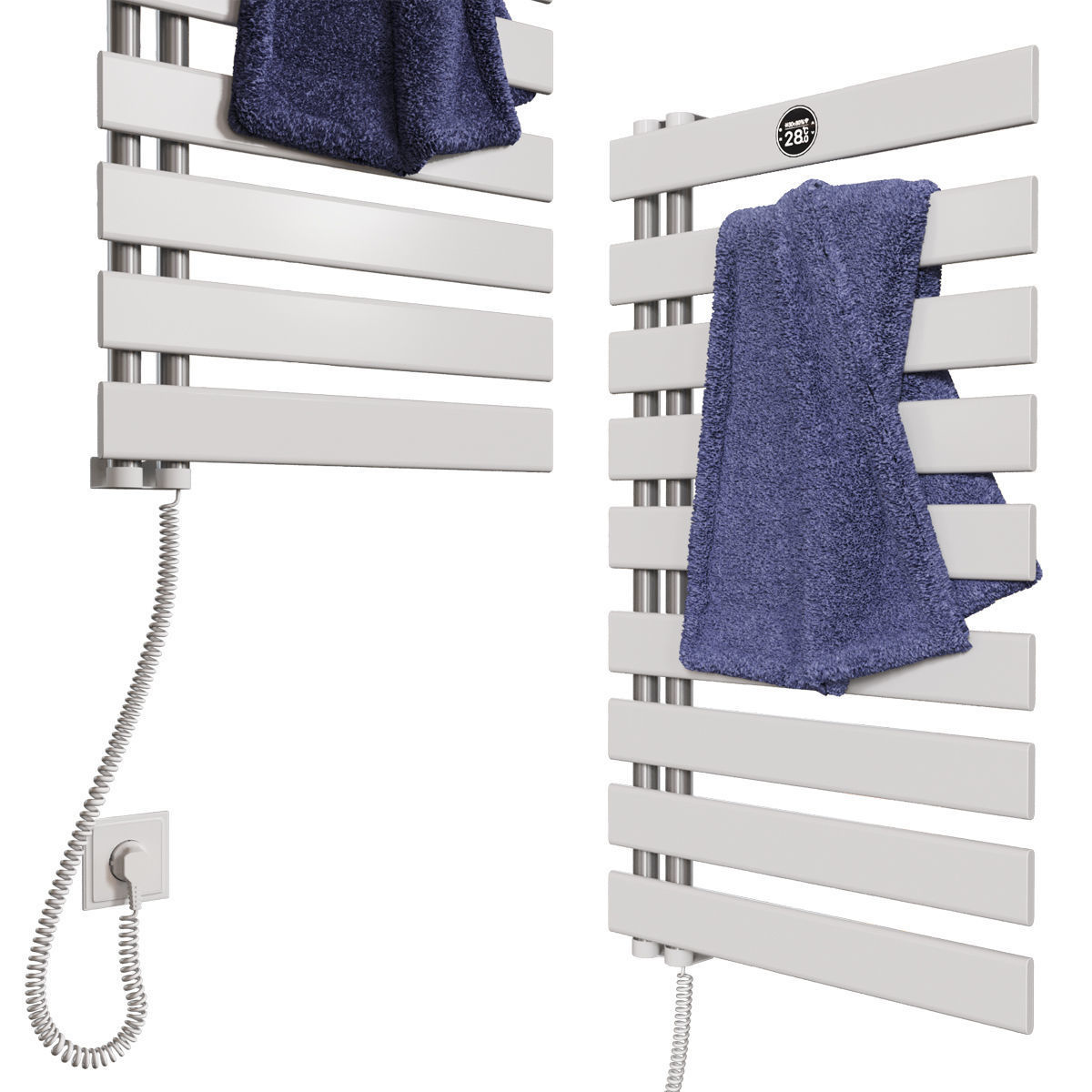 OWS Temperature Electric Towel Rack 3D model_2