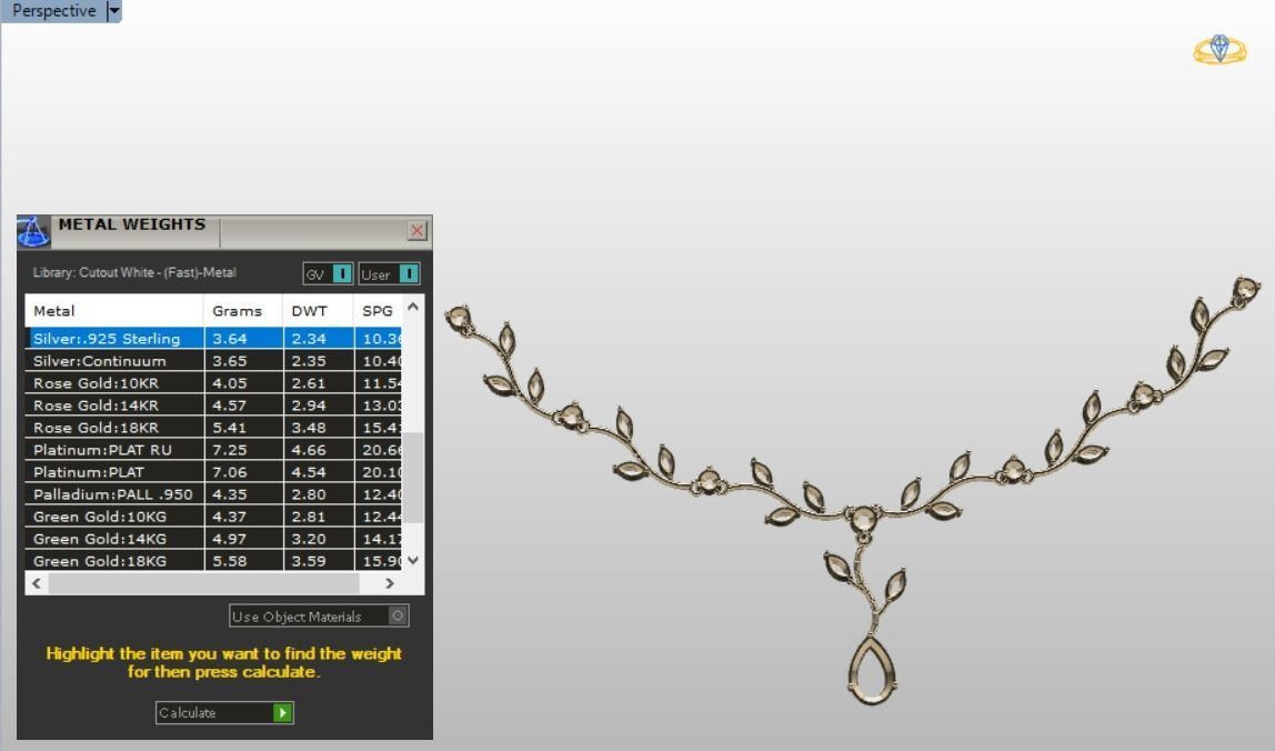 marquis set branch with leaves 3D print model_6