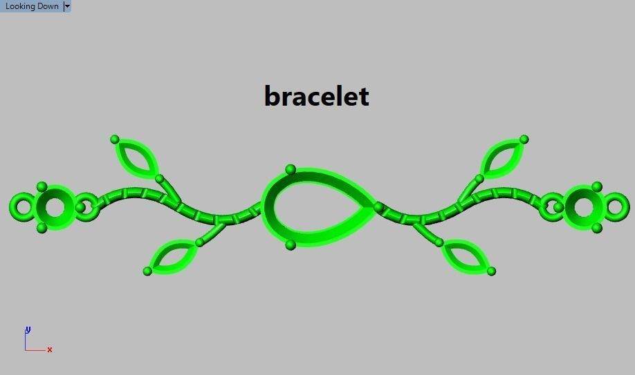 marquis set branch with leaves 3D print model_19