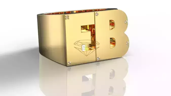 EB diamond set initial ring