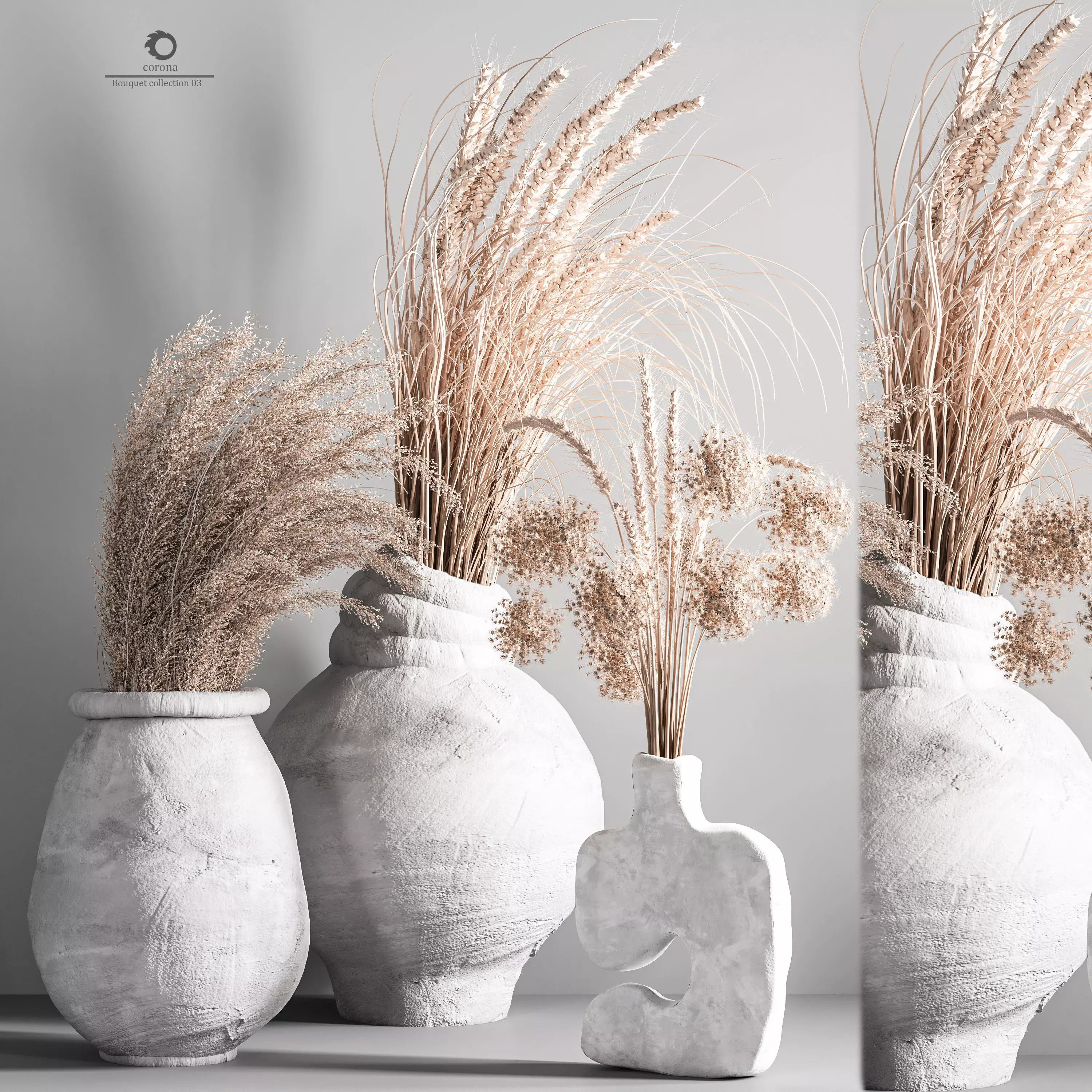 Bouquet collection 03 3D model_0