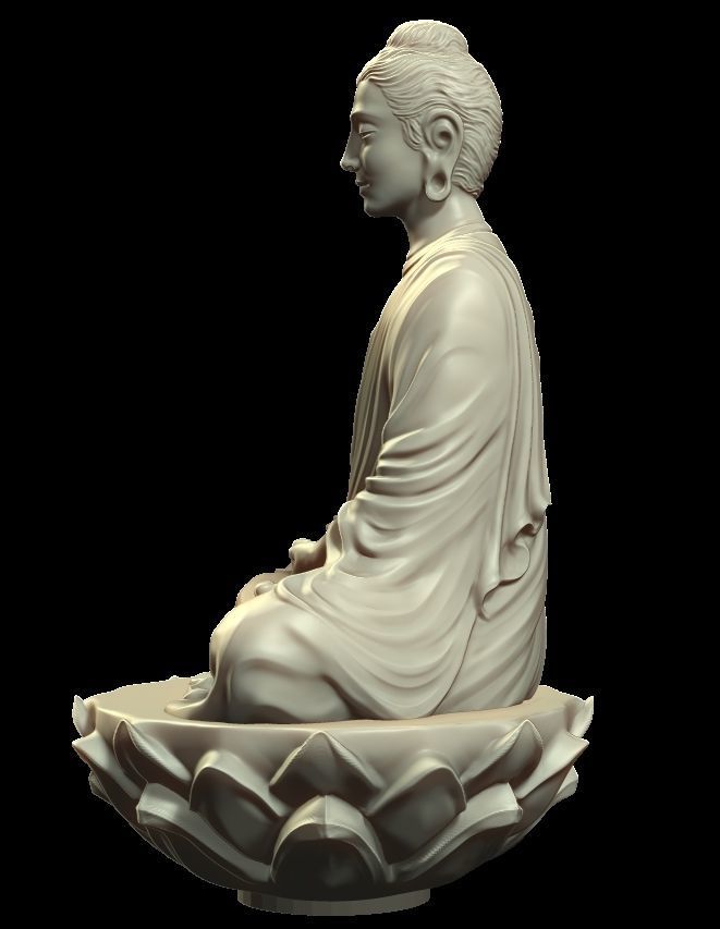 Buddha statue 3D print model_6