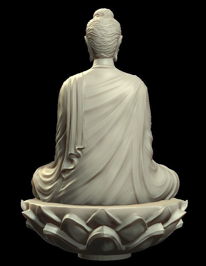 Buddha statue 3D print model_8