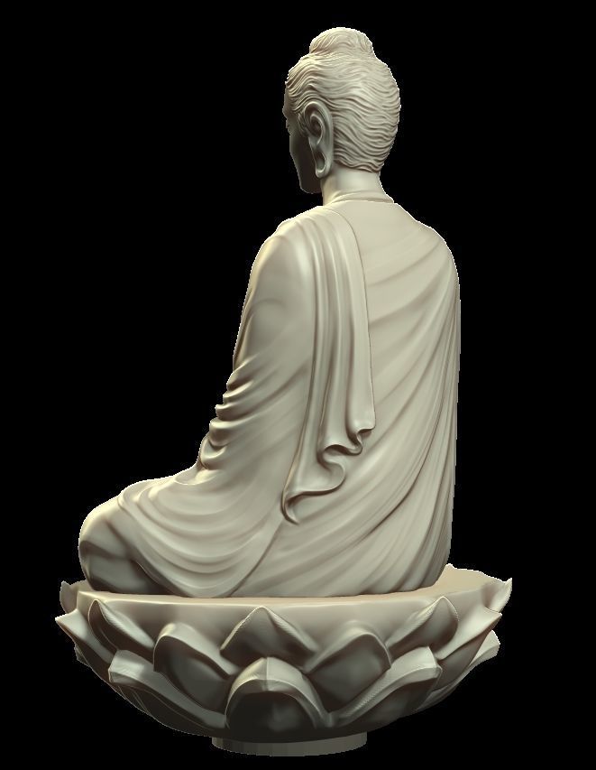 Buddha statue 3D print model_7
