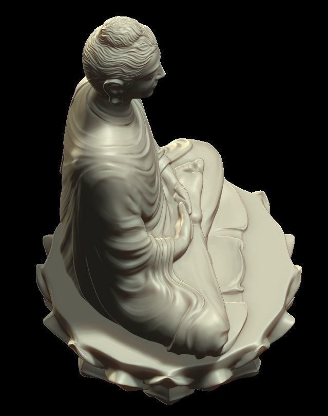 Buddha statue 3D print model_14