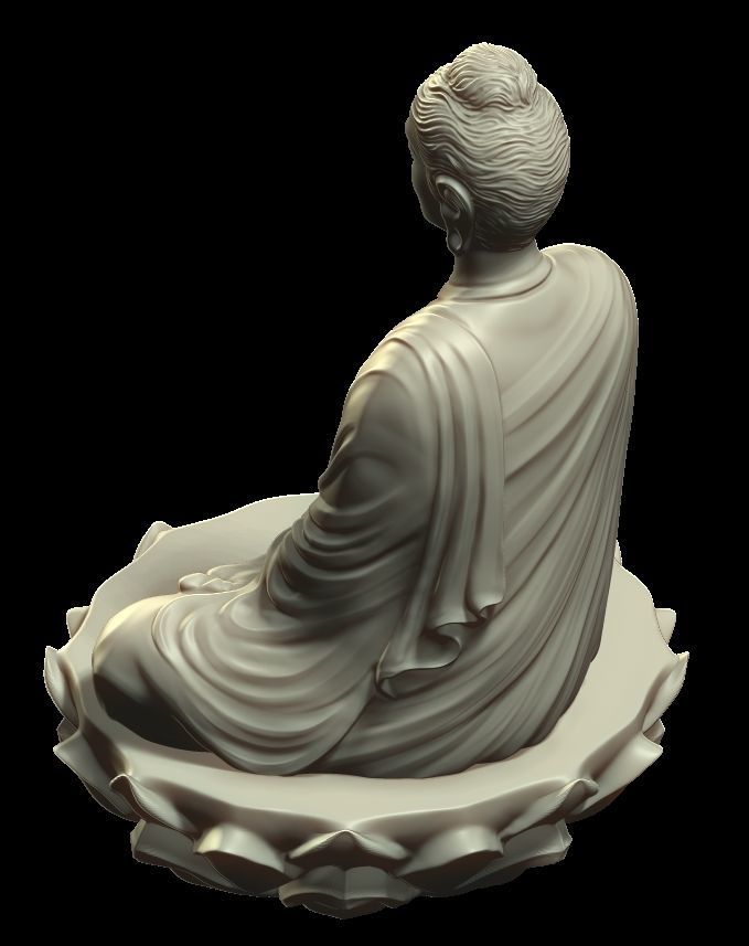 Buddha statue 3D print model_15