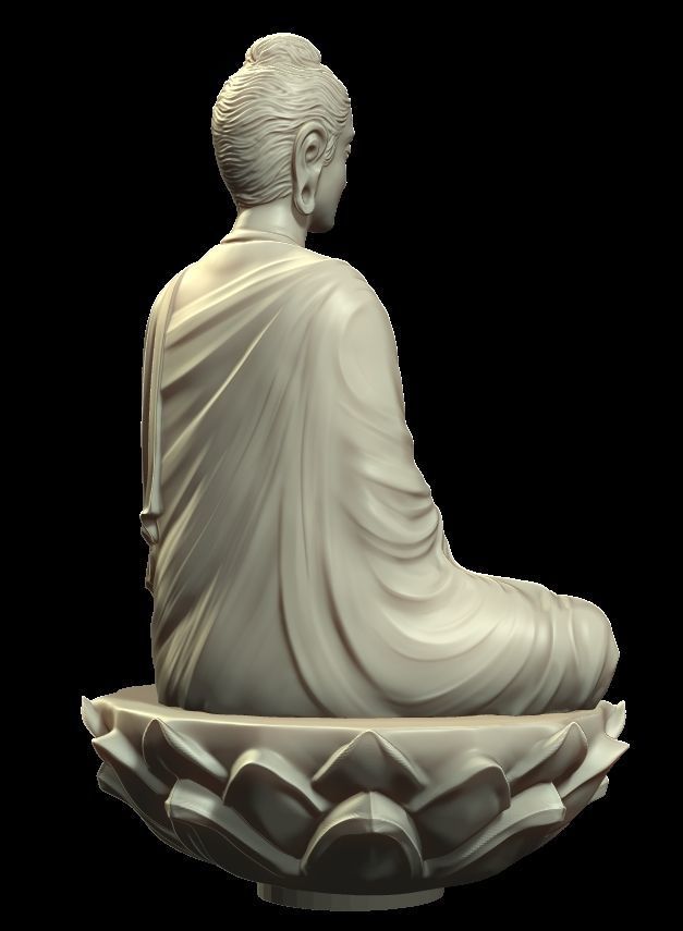 Buddha statue 3D print model_9