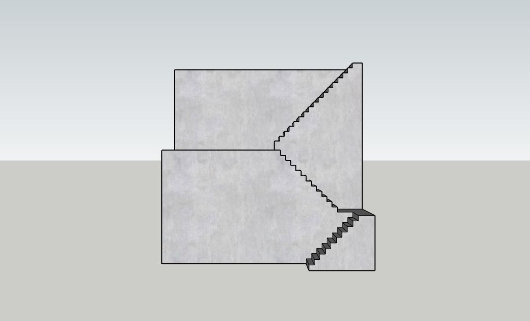 Mini Concrete Planter Box01 3D print model_4
