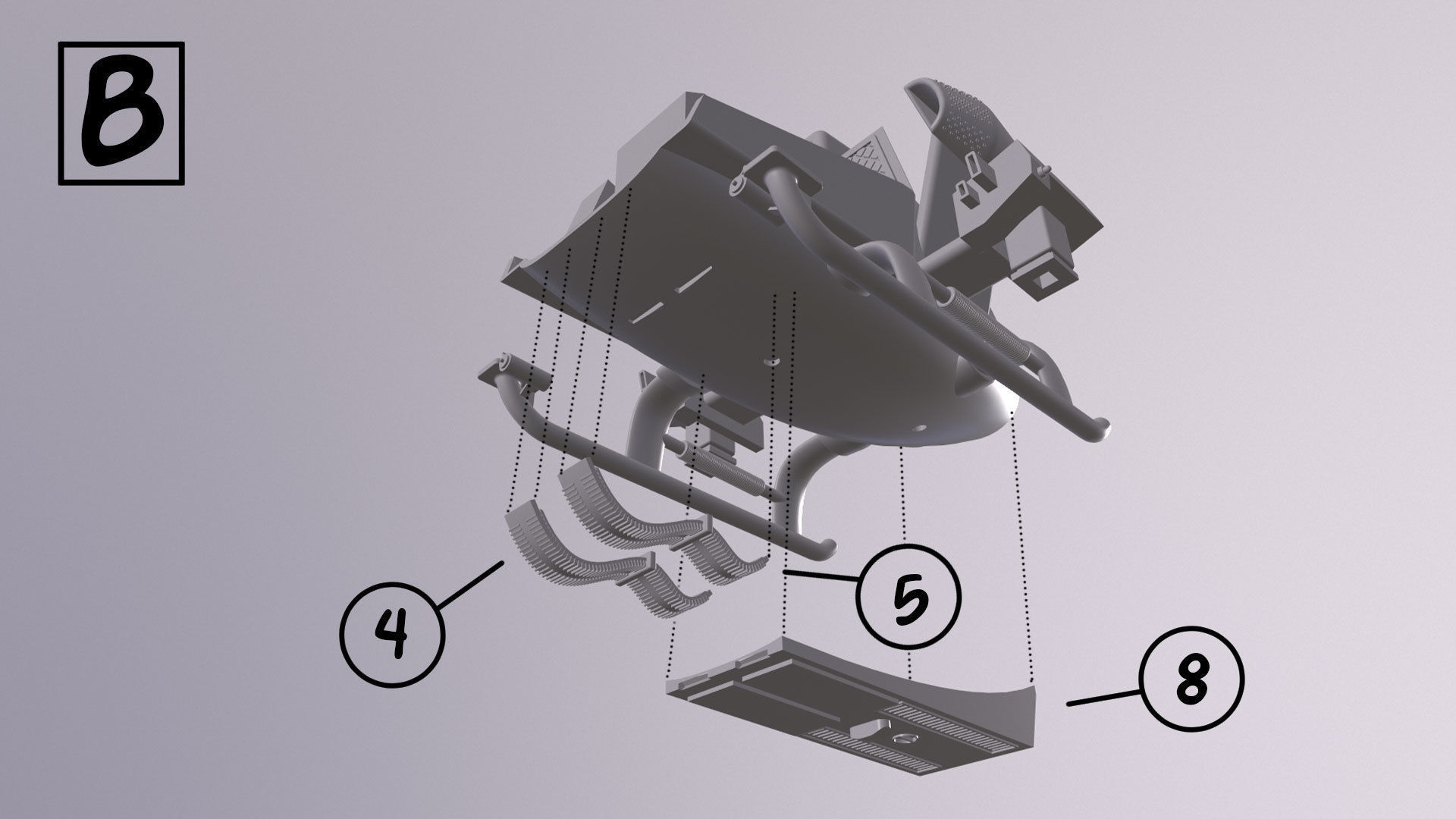 Blue Thunder helicopter 3D print model_21