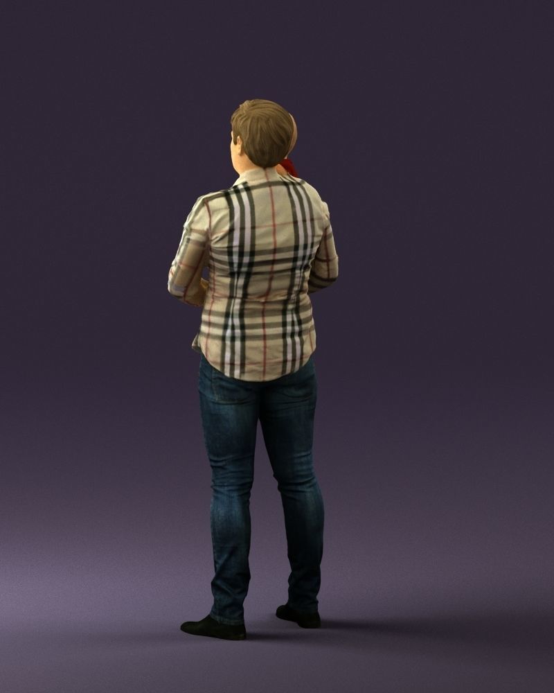 Woman with kid in the arms 0627 3D Print Ready 3D print model_21