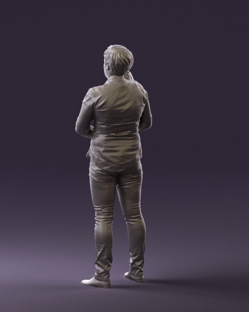 Woman with kid in the arms 0627 3D Print Ready 3D print model_22