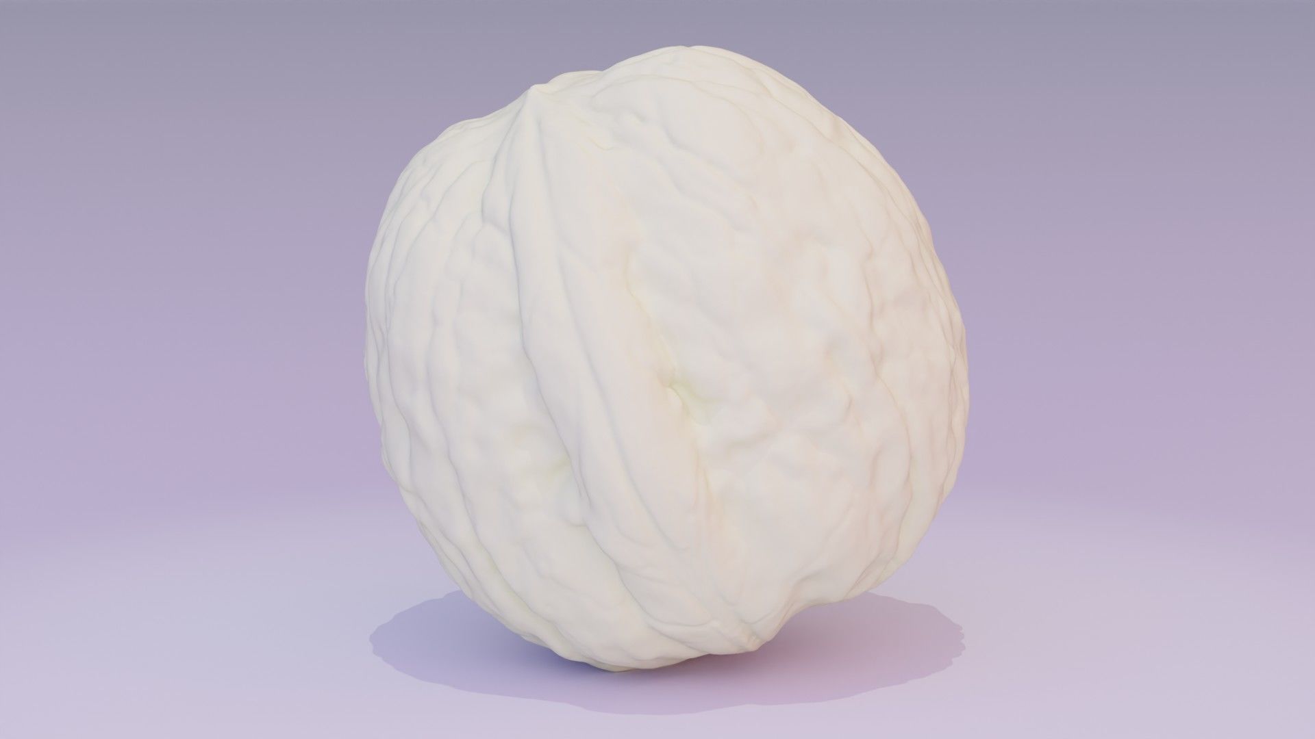 Walnut fruit 02 high-poly 3D model_26