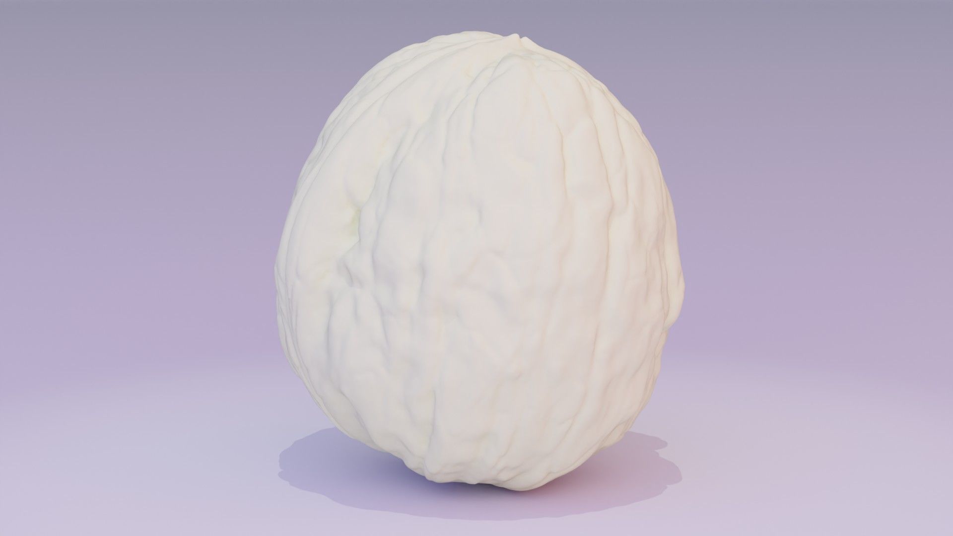 Walnut fruit 02 high-poly 3D model_24