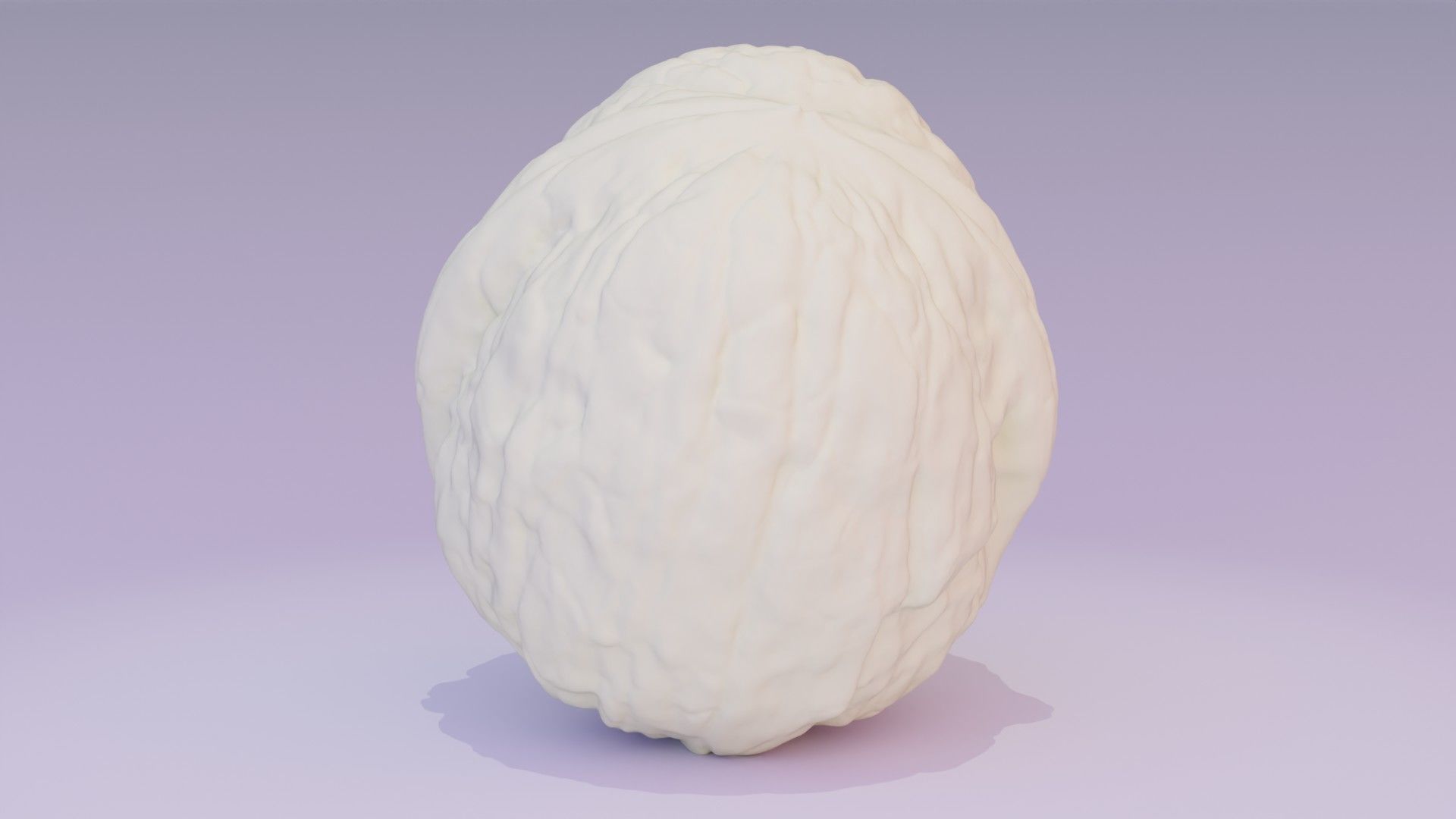 Walnut fruit 02 high-poly 3D model_23