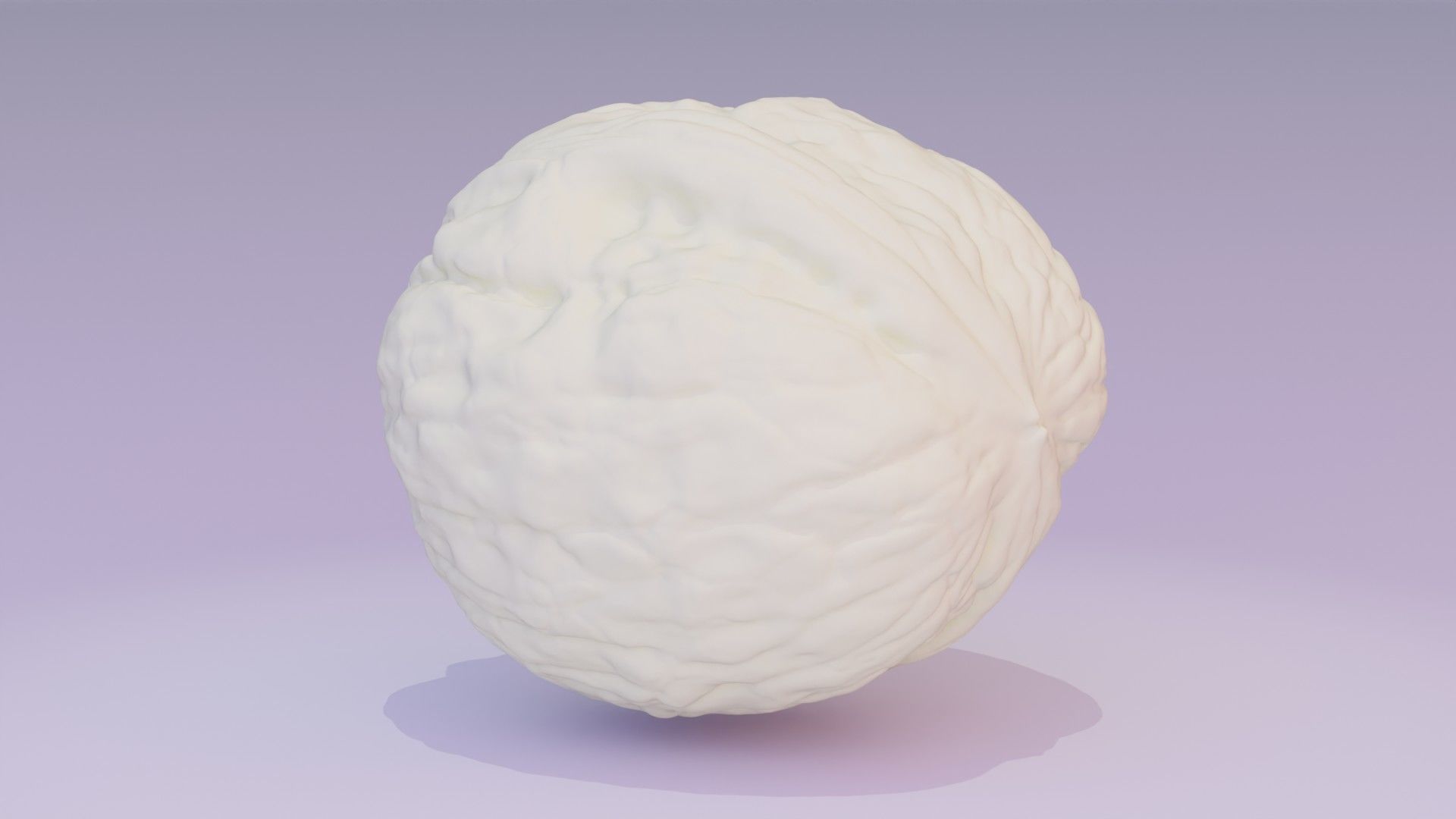 Walnut fruit 02 high-poly 3D model_29