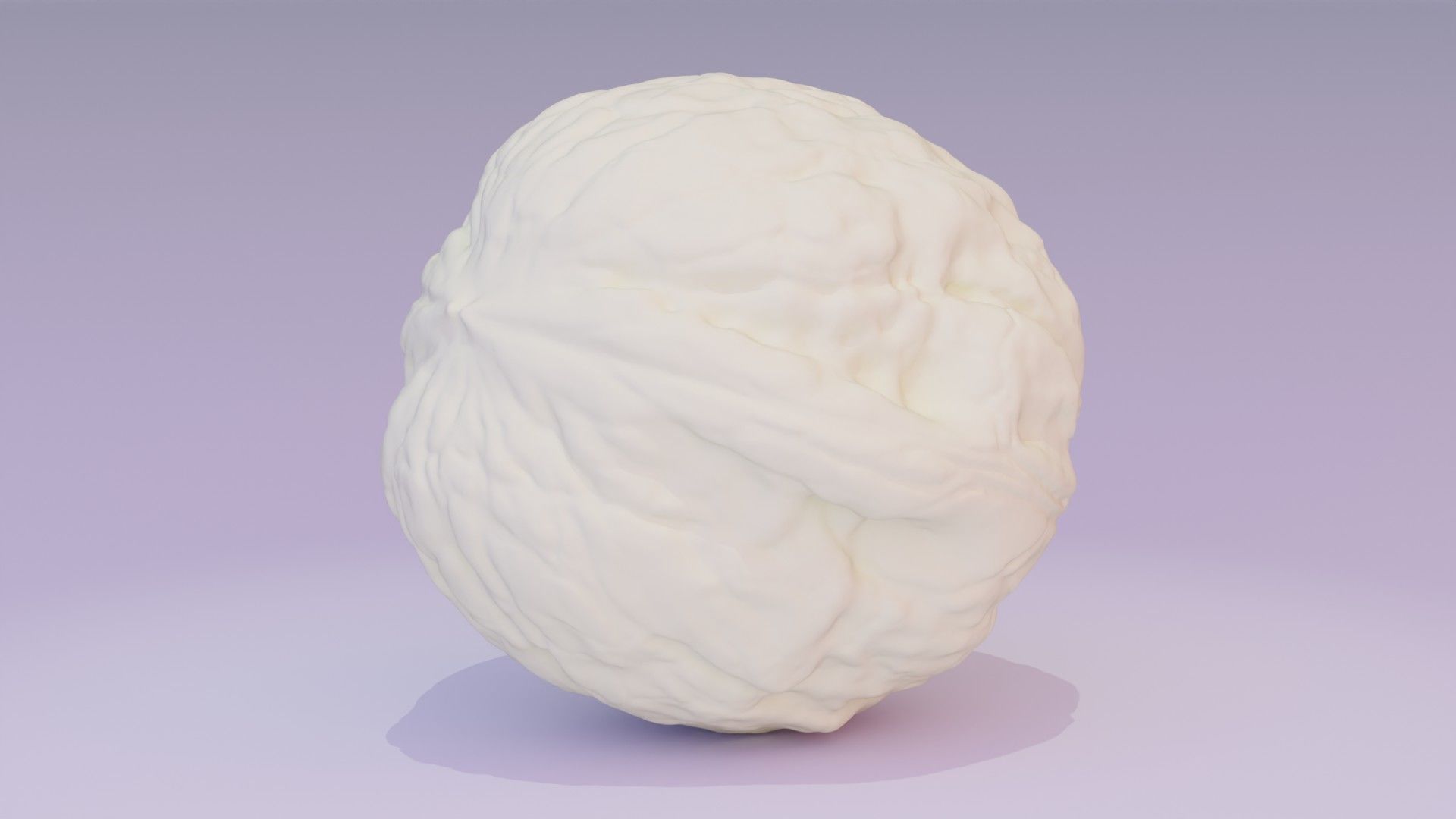 Walnut fruit 02 high-poly 3D model_21