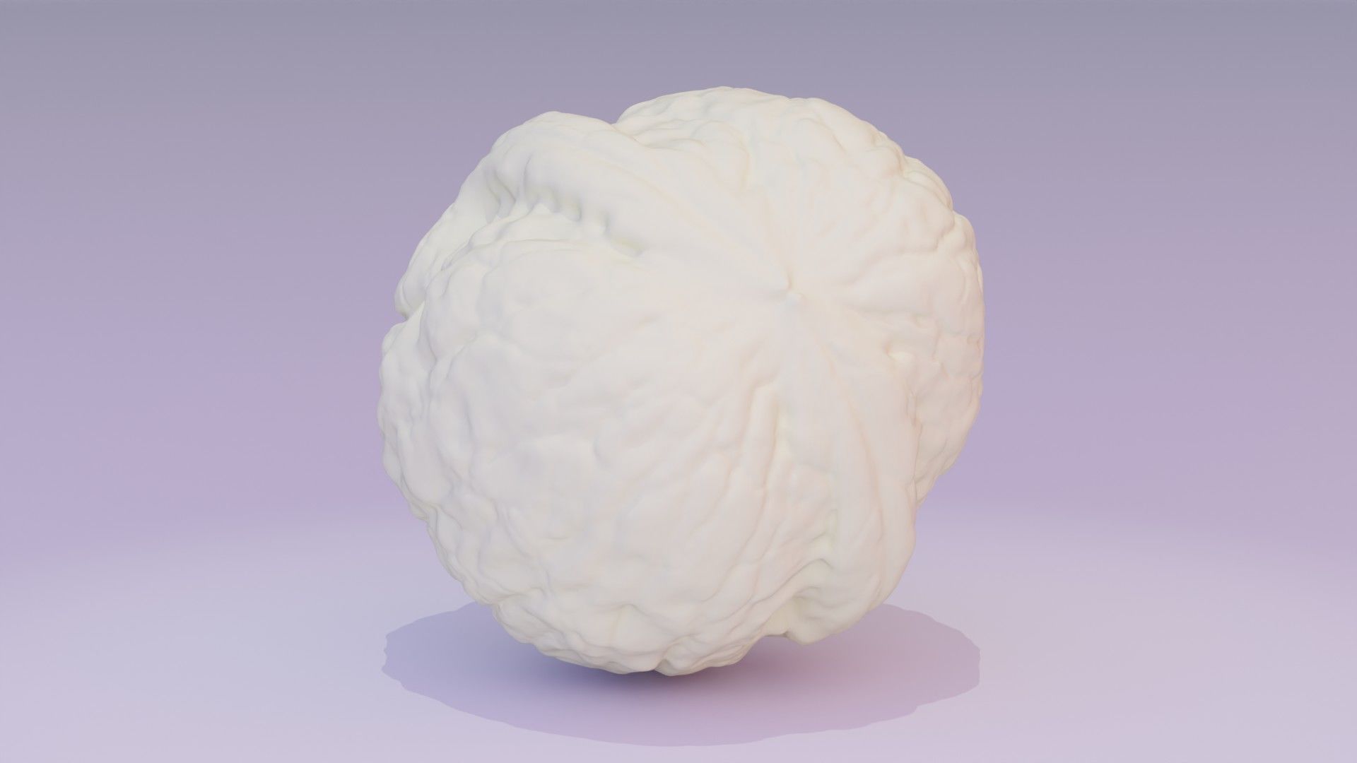 Walnut fruit 02 high-poly 3D model_28