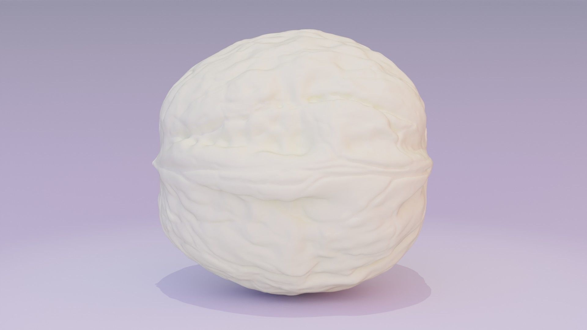 Walnut fruit 02 high-poly 3D model_20