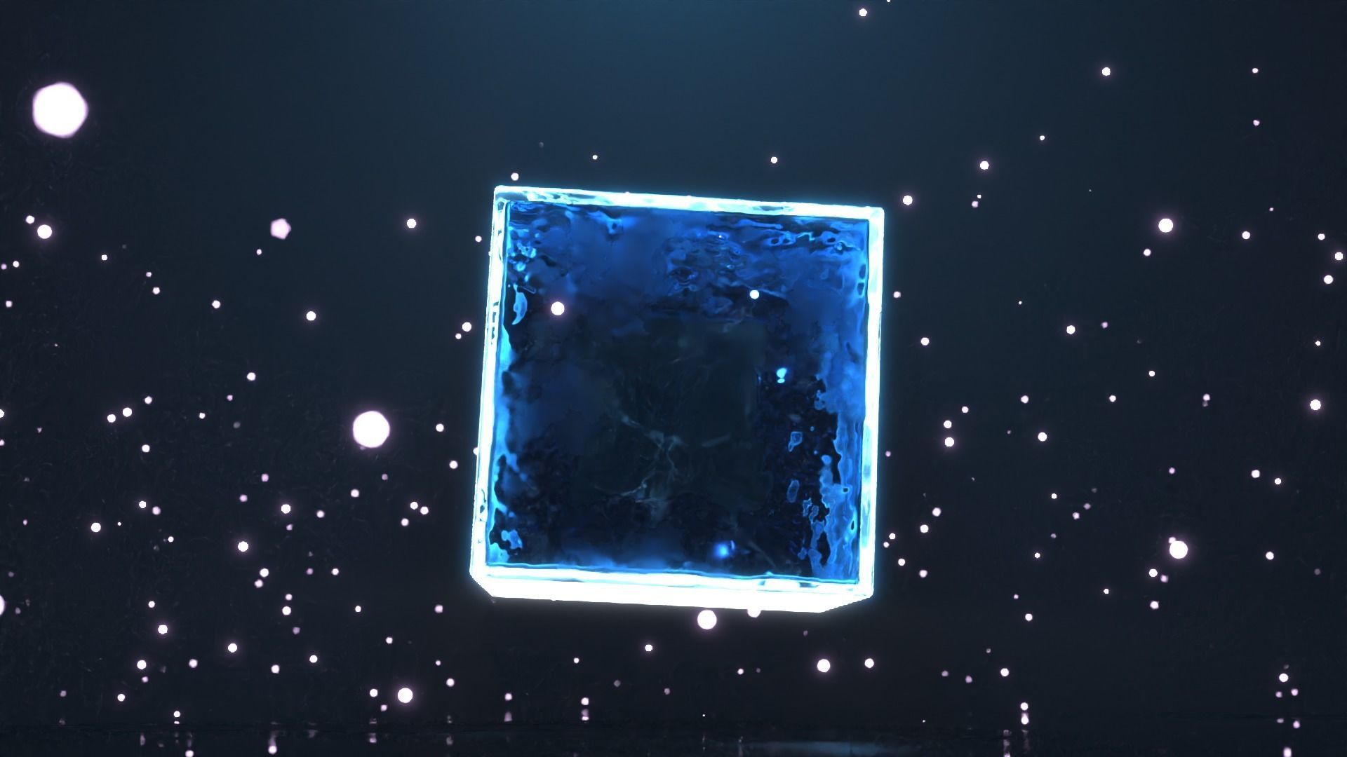 Beautiful animated cube 3D model_2