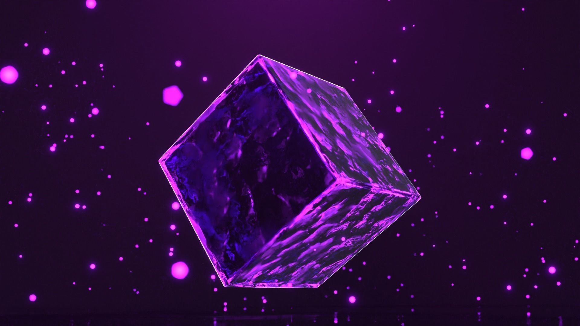 Beautiful animated cube 3D model_8