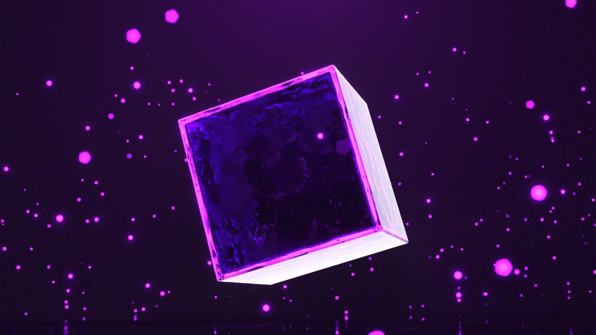 Beautiful animated cube 3D model_4