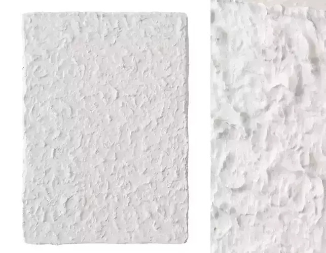 Abstract plaster painting