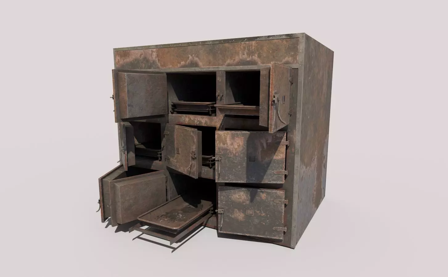 Worn Morgue 3D model_0