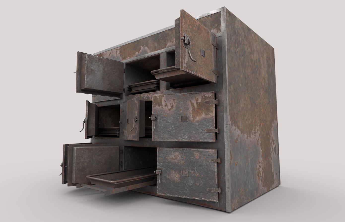 Worn Morgue 3D model_8