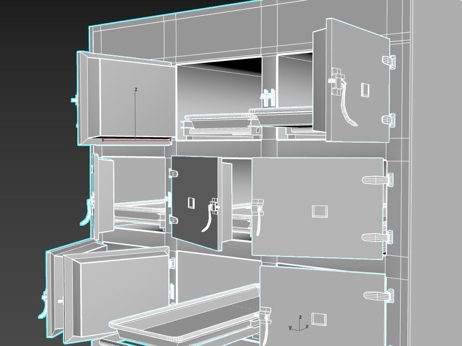 Worn Morgue 3D model_9