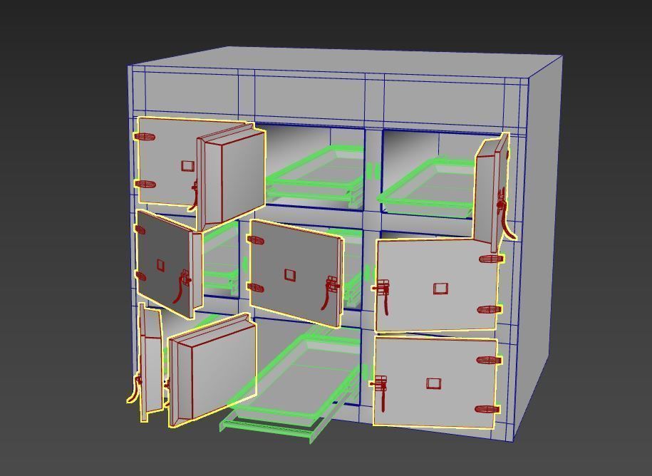 Worn Morgue 3D model_10